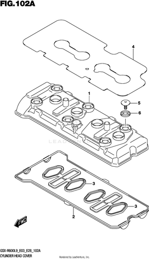 Cylinder Head Cover Schematic