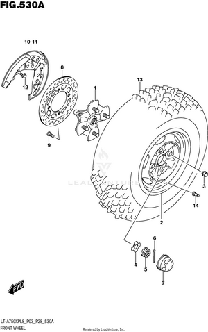 Front Wheel Schematic