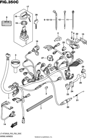 Wiring Harness (lt-a750xl8 P33) Schematic