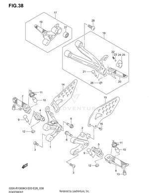 Footrest Schematic