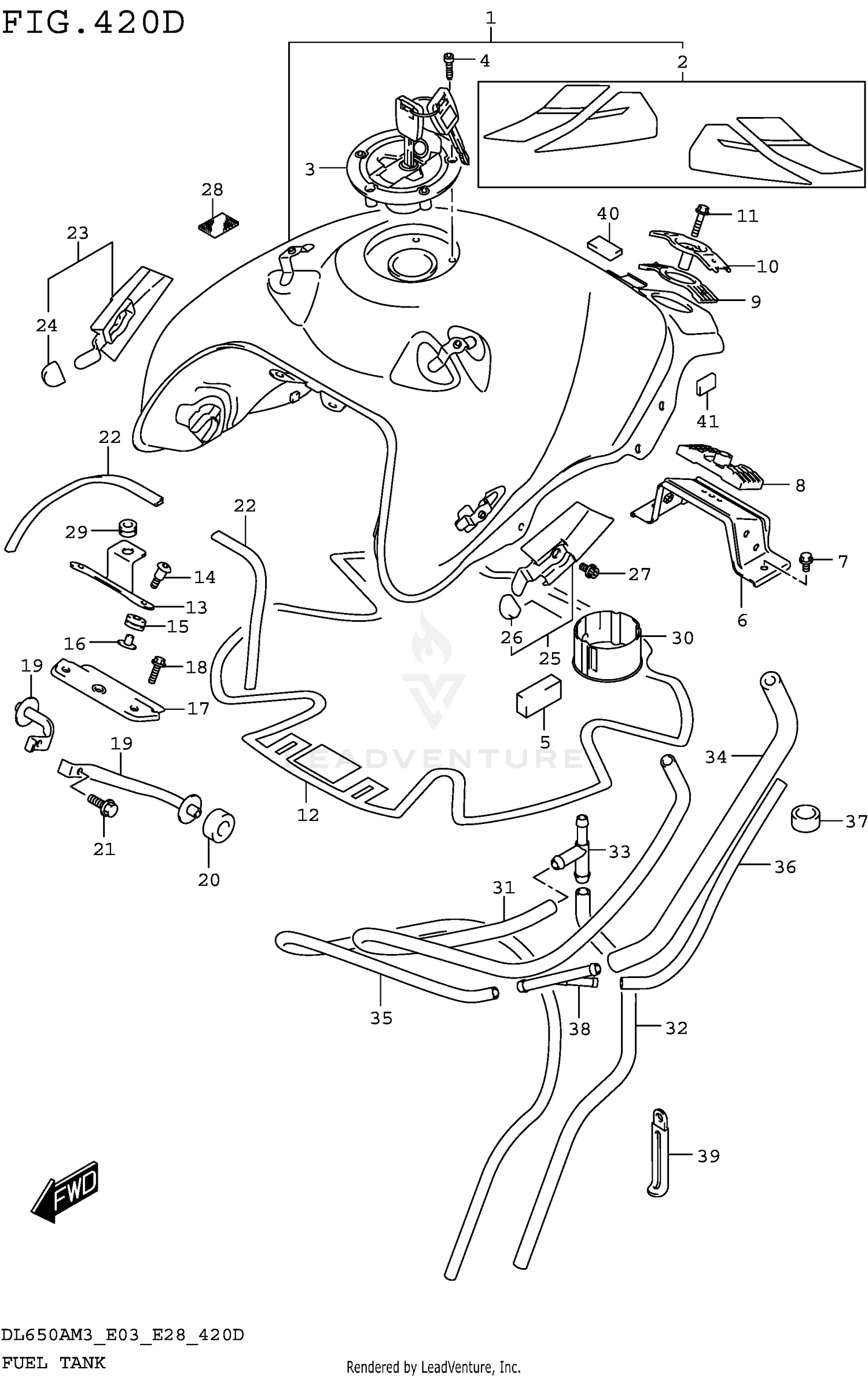 FUEL TANK (DL650XAM3E03)
