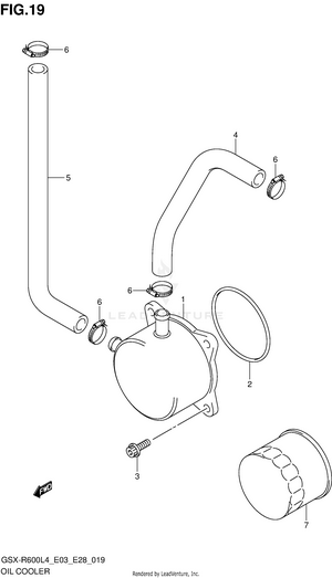 Oil Cooler Schematic