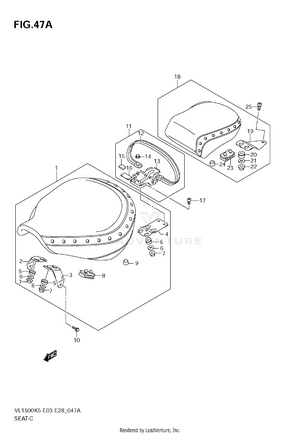 Seat (vl1500tk5/tk6/tk7/tk8/tk9) Schematic