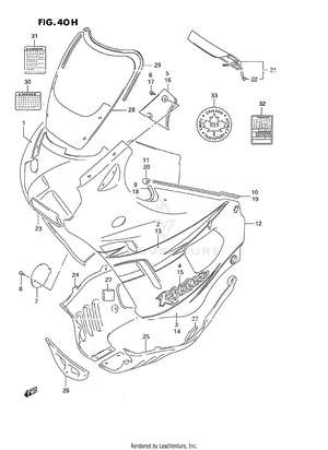 Cowling Body (model T) Schematic