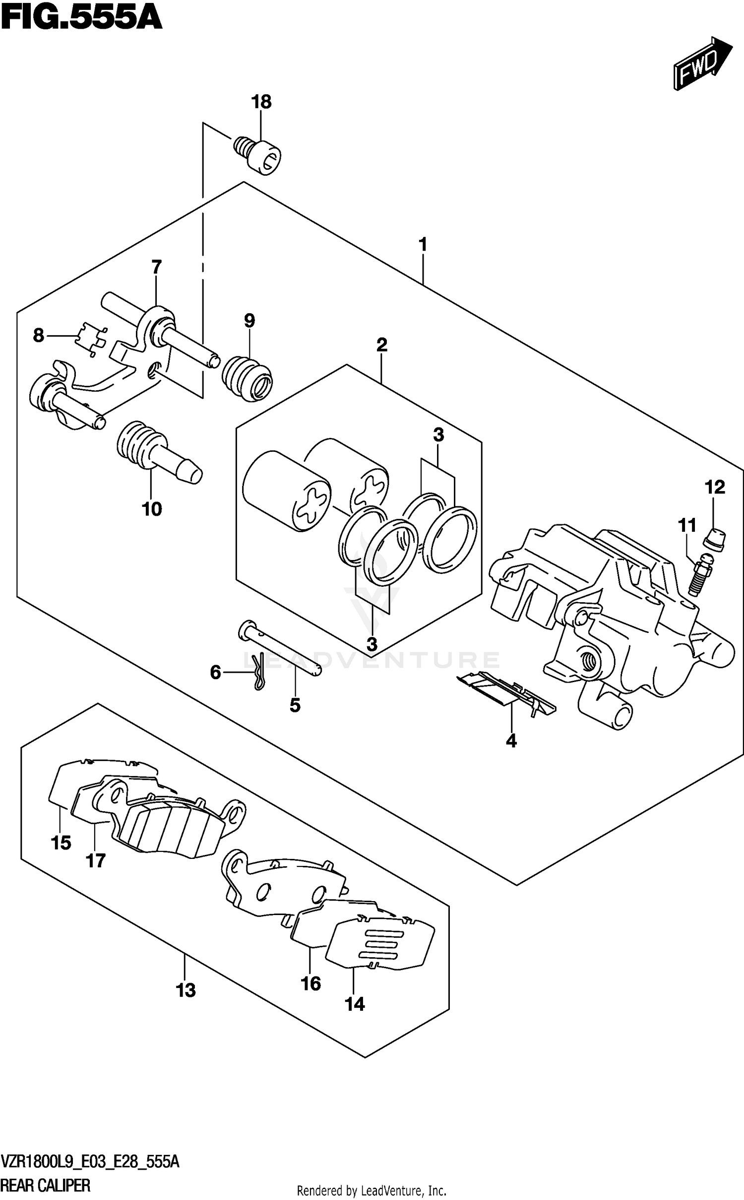 REAR CALIPER