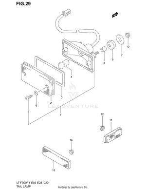 Tail Lamp (model X/y) Schematic