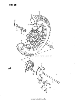 Front Wheel Schematic