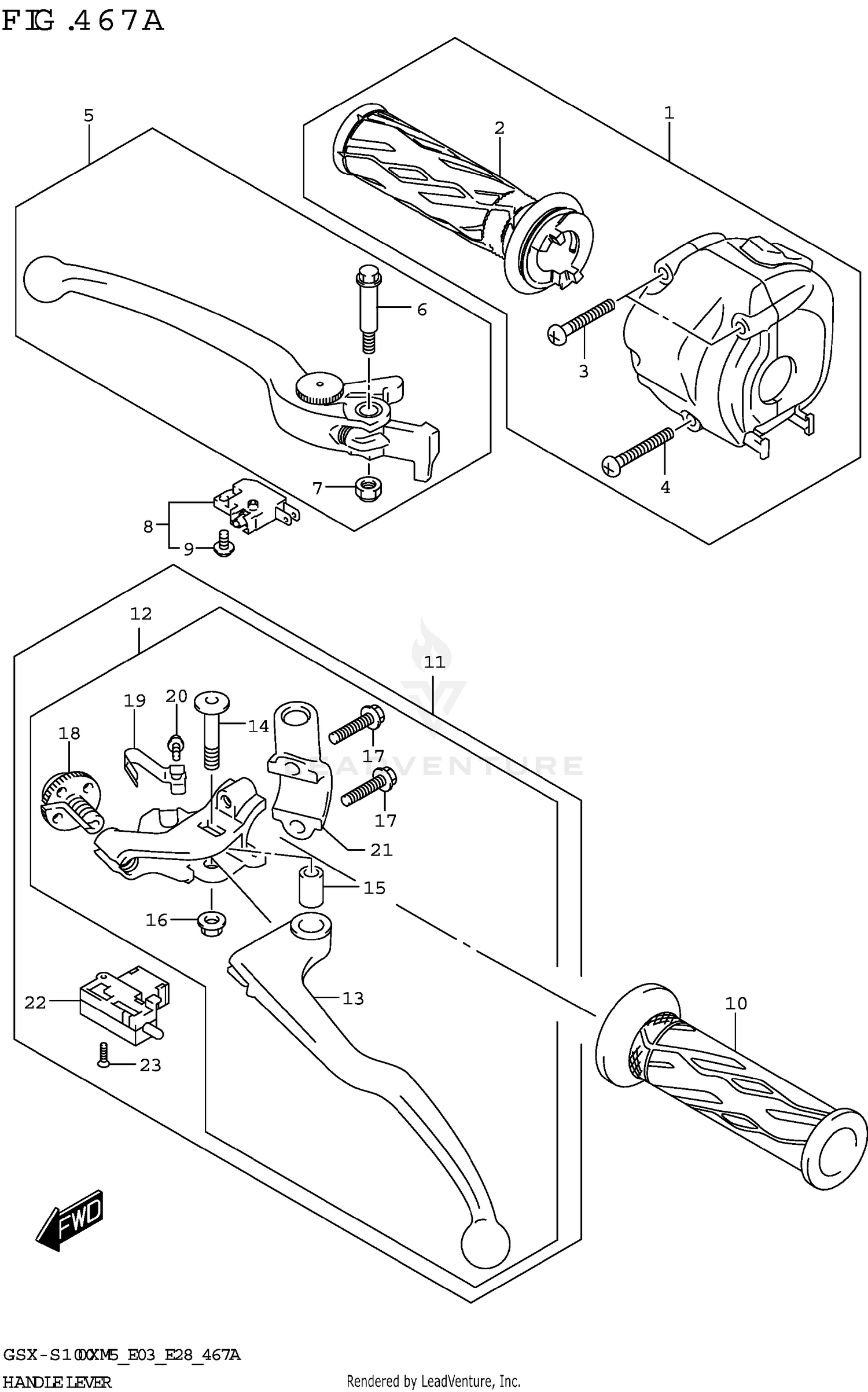 HANDLE LEVER