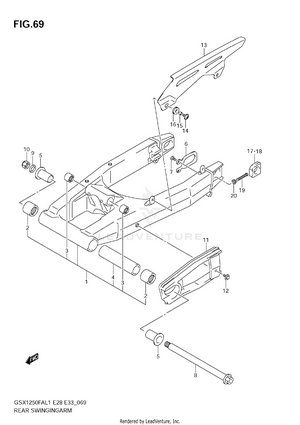Rear Swingingarm Schematic