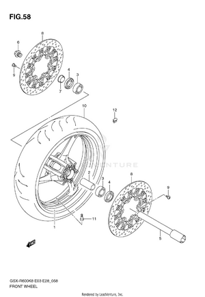 Front Wheel Schematic