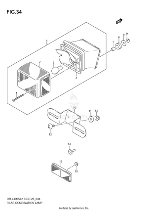 Rear Combination Lamp Schematic