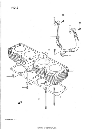 Cylinder (model J/k) Schematic
