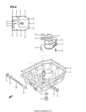 Oil Pan Schematic