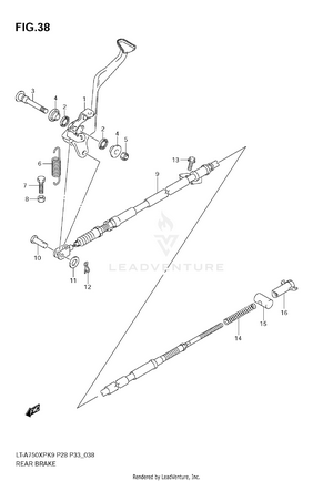 Rear Brake Schematic