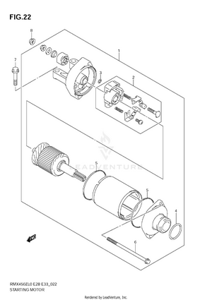 Starting Motor Schematic
