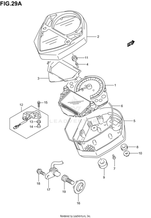 Speedometer (sv1000sk5) Schematic