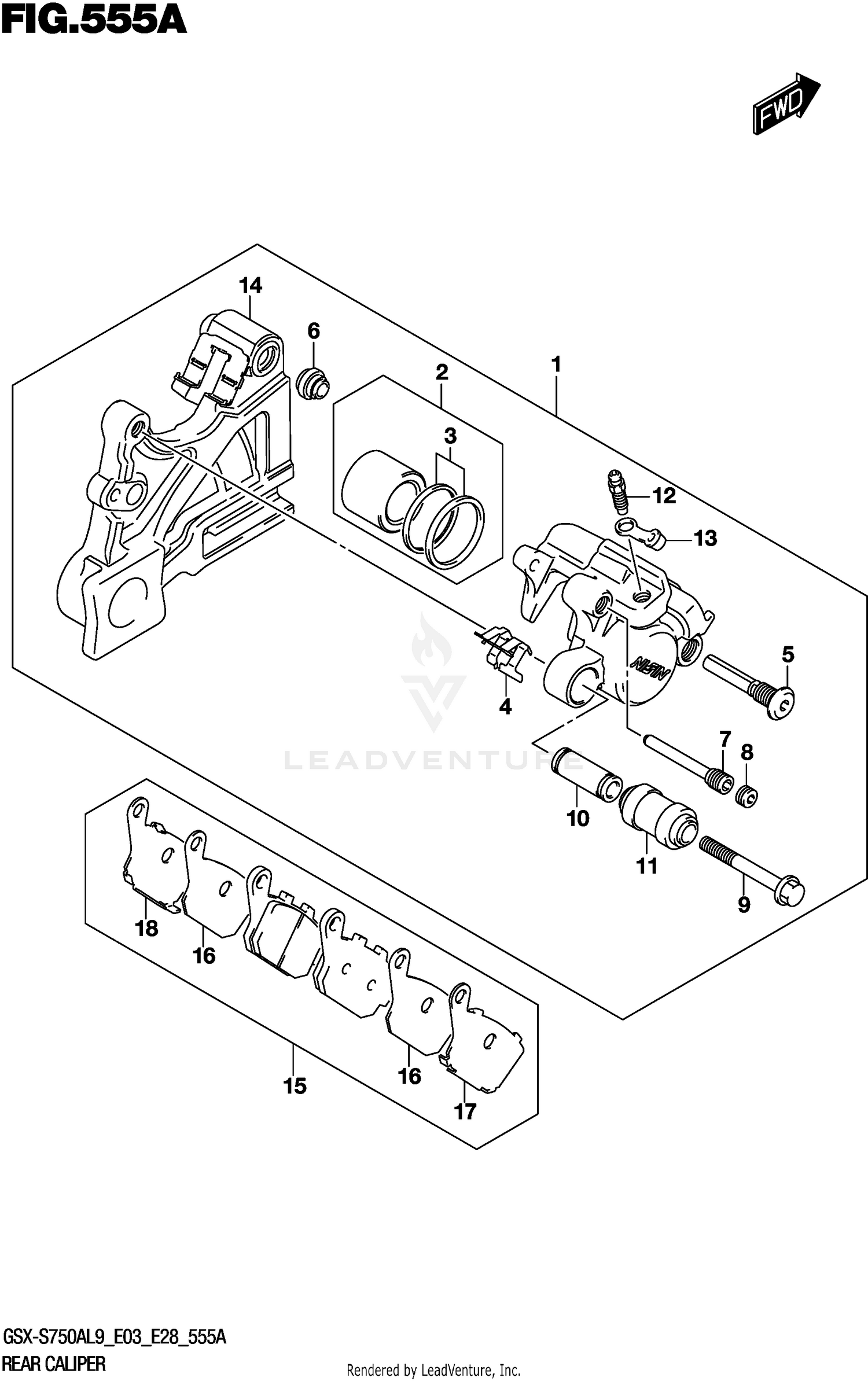 REAR CALIPER