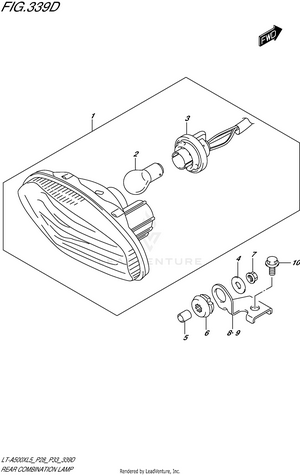 Rear Combination Lamp (lt-a500xzl5 P33) Schematic