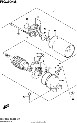 Starting Motor Schematic