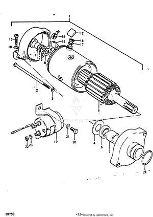 Starting Motor Schematic