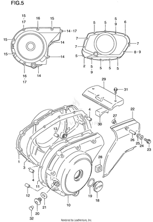 Crankcase Cover Schematic