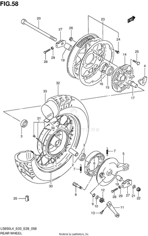 Rear Wheel Schematic