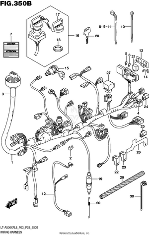 Wiring Harness (lt-a500xpl8 P28) Schematic
