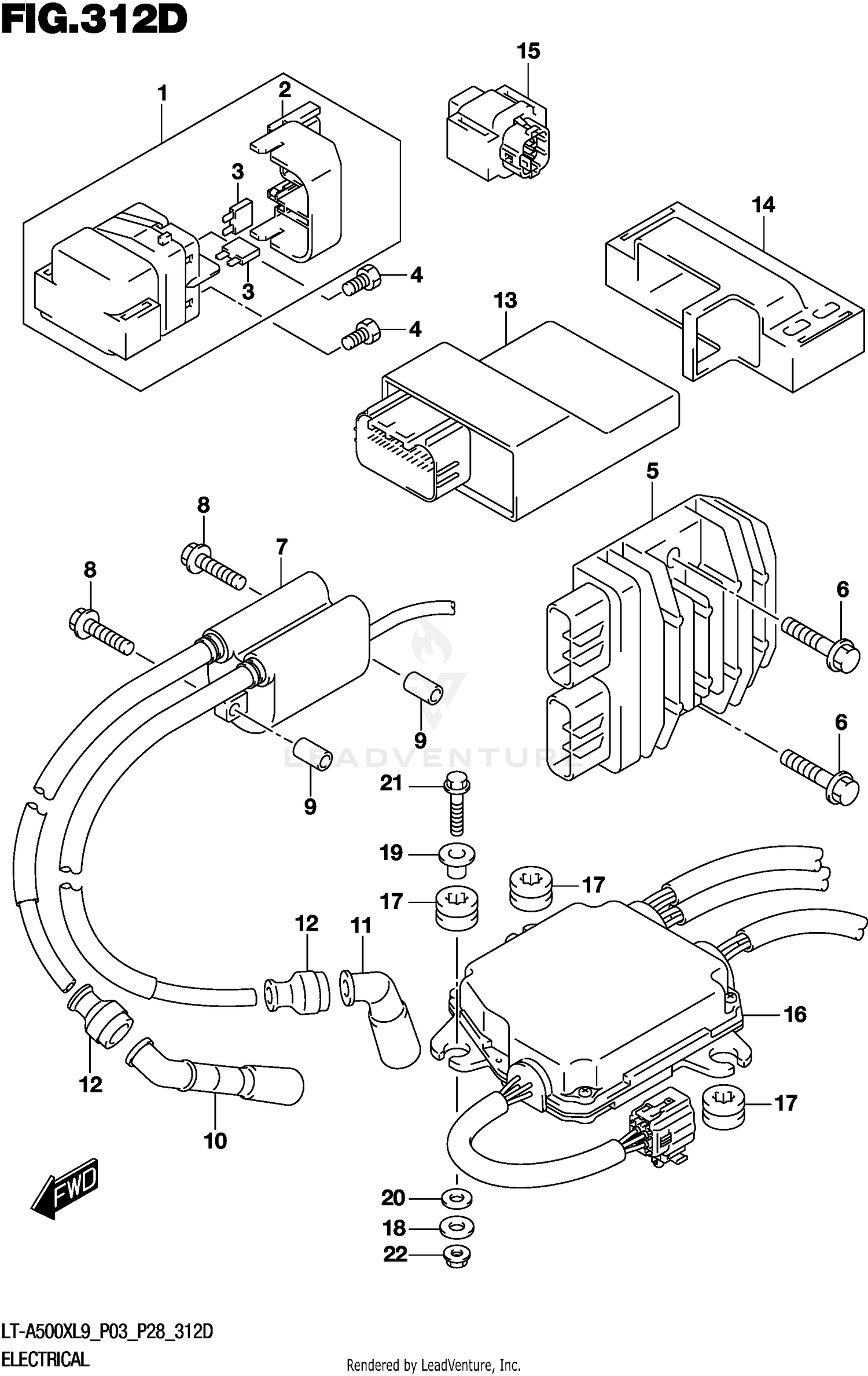 ELECTRICAL (LT-A500XPL9 P03)