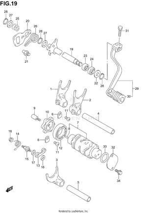 Gear Shifting Schematic