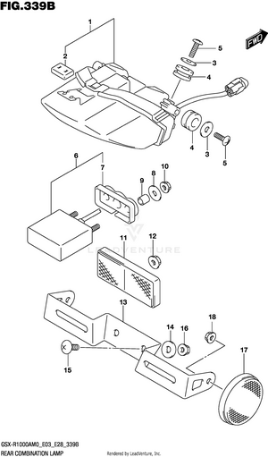 Rear Combination Lamp Schematic