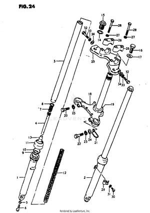 Front Fork Schematic