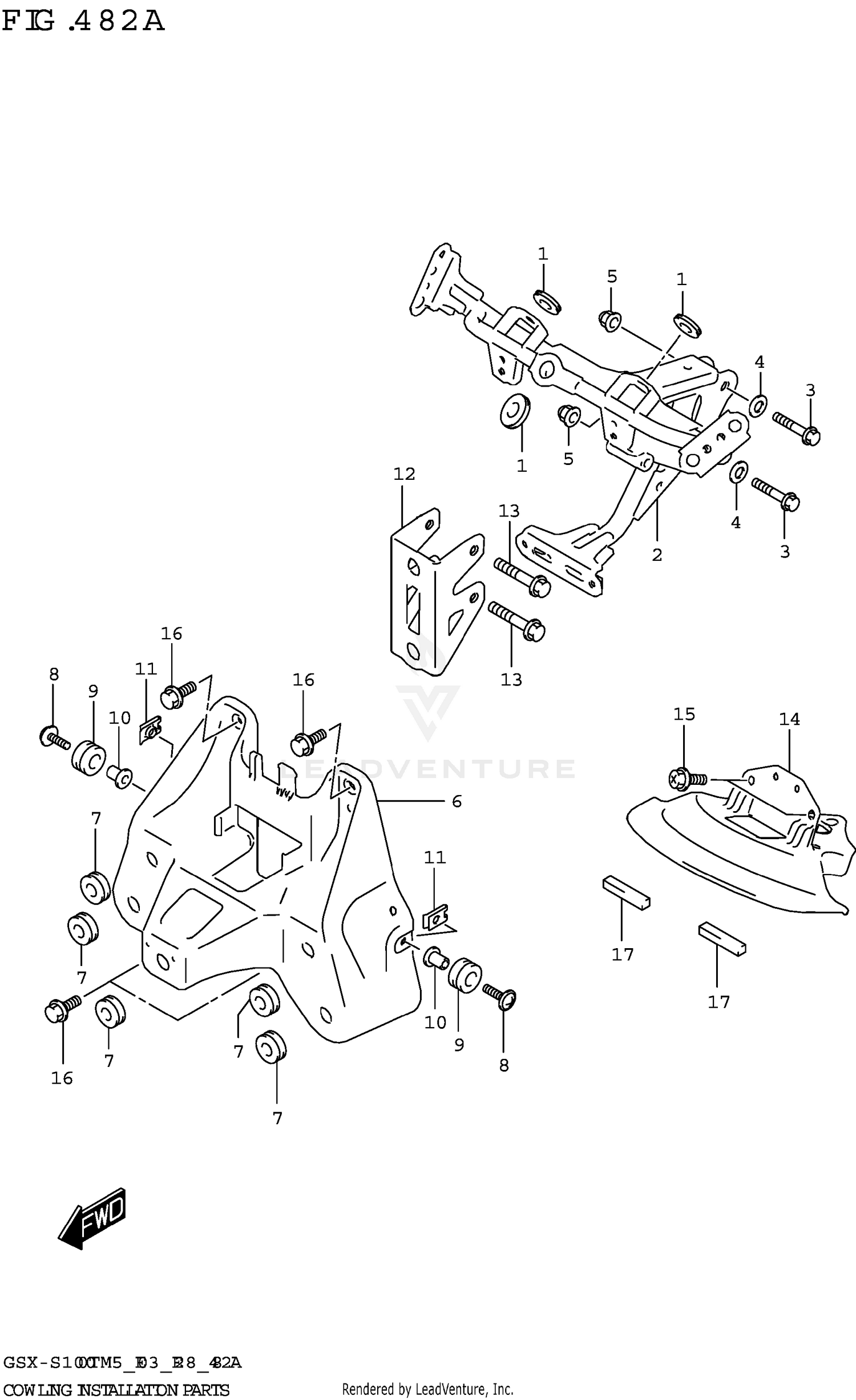 COWLING INSTALLATION PARTS