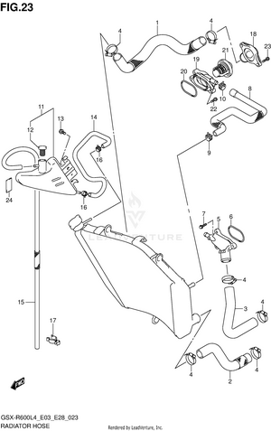 Radiator Hose Schematic