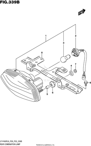 Rear Combination Lamp (lt-f400fl6 P33) Schematic