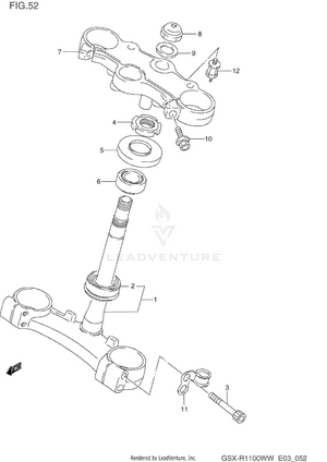 Steering Stem Schematic