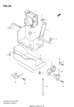 Hydraulic Unit (dl650ak7/ak8/ak9) Schematic