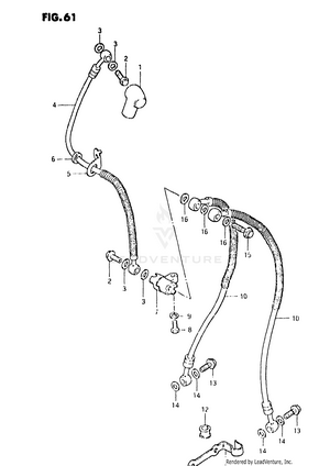 Front Brake Hose Schematic