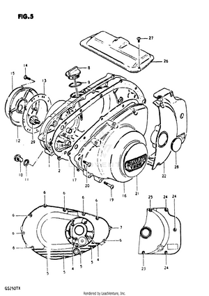 Crankcase Cover Schematic