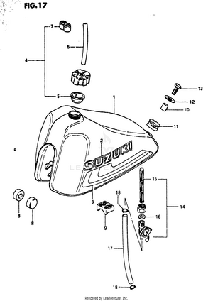 Fuel Tank (rm80t) Schematic