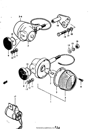 Turn Signal Lamp (gt750k Schematic
