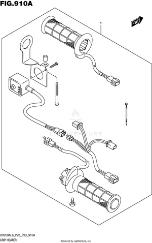 Grip Heater Set (optional:uh200al6 P28) Schematic