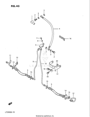 Brake Hose Schematic