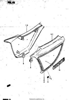 Frame Cover (model O) Schematic