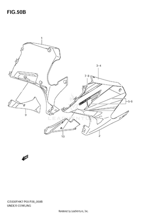 Under Cowling  (gs500fk9) Schematic