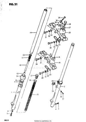 Front Fork Schematic