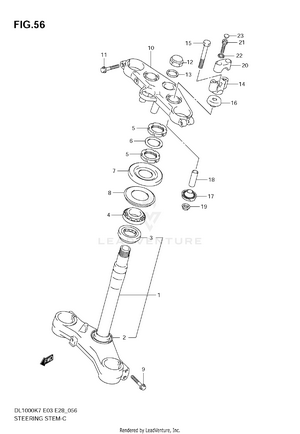 Steering Stem Schematic