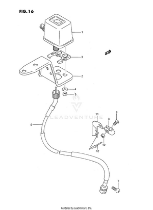 Trip Meter (model K/l) Schematic