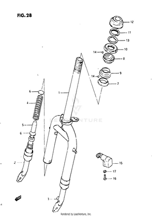 Front Fork Schematic