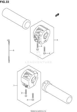 Handle Switch (model K1/k2) Schematic