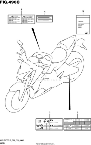 Label (gsx-s1000al8 E28) Schematic
